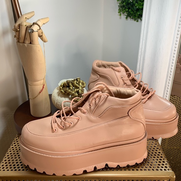 SoMe platform shoes, size 10 US, color: Dusty Rose - Picture 4 of 8